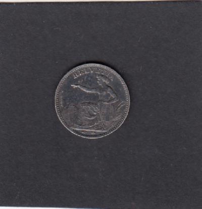 Beschrijving: 1/2 Franc 
